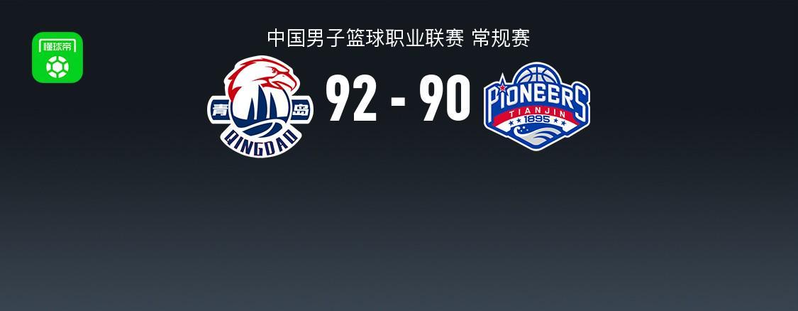 网页版入口-青岛94-90险胜天津，韦瑟斯庞30分，米奇28+10，林庭谦23分
